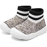 Engtoy Baby Shoes Boys Girls Sock Shoes Slippers Baby Walking Shoes Baby Slip On Sneakers Infant Non-Slip Breathable Slippers with Soft Rubber Sole