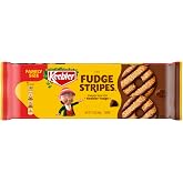 Keebler Fudge Stripes Cookies, Keebler Fudge, Family Size, 17.3 Oz | Original fudge stripe cookies, cookies coated in fudge, sweet treat family size pack for dessert topping or sharing