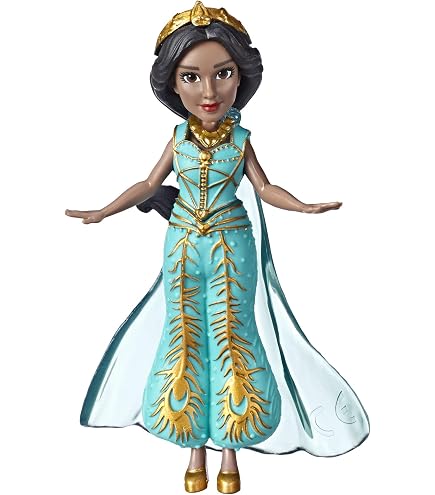 Amazon.com: Disney Collectible Princess Jasmine Small Doll in Pink Dress  Inspired by Disney's Aladdin Live-Action Movie, Toy for Kids Ages 3 & Up,  3.5