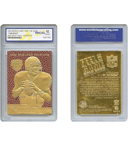 Amazon.com: Tom Brady 2000 Fleer Ultra Gold Rookie Card Refractor