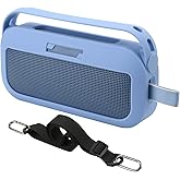 TXEsign Silicone Case Cover for Bose SoundLink Flex 2nd Gen/SoundLink Flex Portable Speaker with Handle Charging Port Dust Cover (Blue)