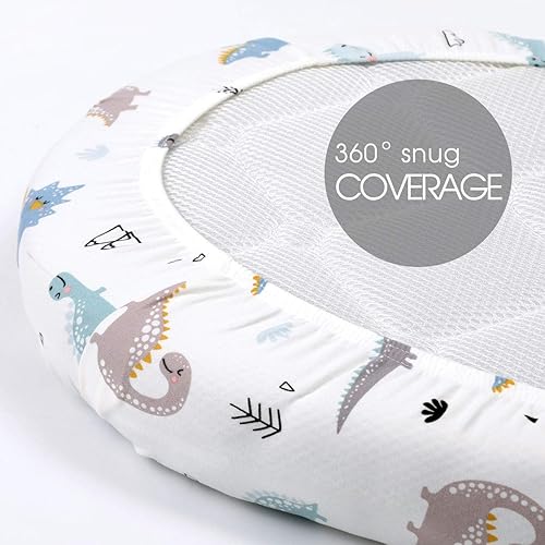 GRSSDER Stretchy Ultra Soft Fitted Bassinet Sheet Set Pack