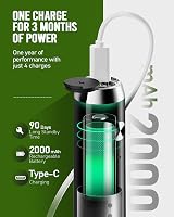 Maestri House Rechargeable Milk Frother USB-C 1200mAh Waterproof, Stainless view 3