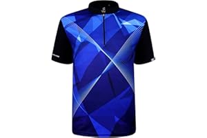 SAVALINO Men's Bowling Sublimation Printed Jersey, Material Wicks Sweat & Dries Fast, Size S-5XL