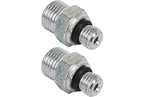2PCS Turbo Oil Feed Line Fittings,Turbo Oil Feed Connectors Joint 4940183 Connector Joints Replacement for 5.9L for 1998‑2019