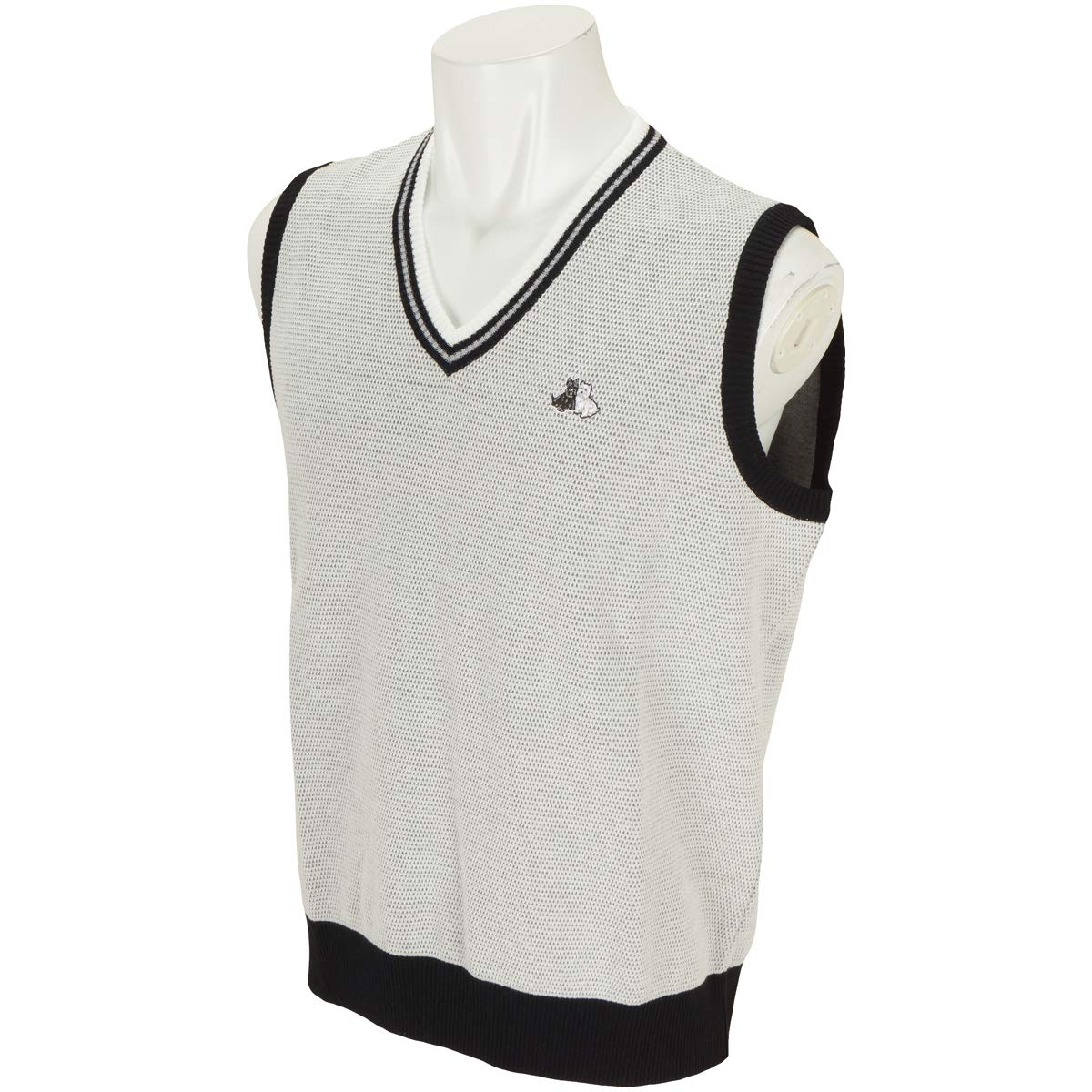 無料長期保証 Vネックベスト メンズ ブラック ホワイト Black White 19 春夏 ゴルフウェア Bgs09ka B07ngkwjwb 残りわずか Www Pocitosazufrados Com Co