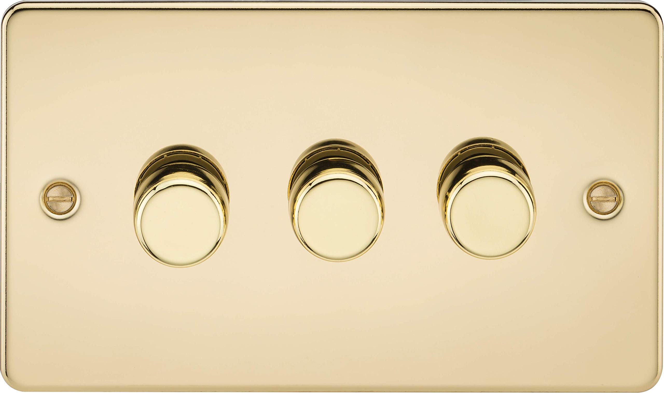 3G 2-way 10-200W (5-150W LED) Intelligent dimmer - Polished Brass — image 1