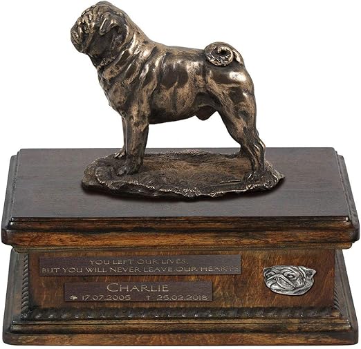 dog ashes statue