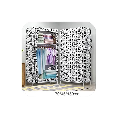 Amazon Com Folding Non Woven Cloth Wardrobe Student