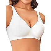 Avidlove Wireless Bras Full Coverage Seamless Comfort Colors Tshirt Bras for Women No Underwire with Padded