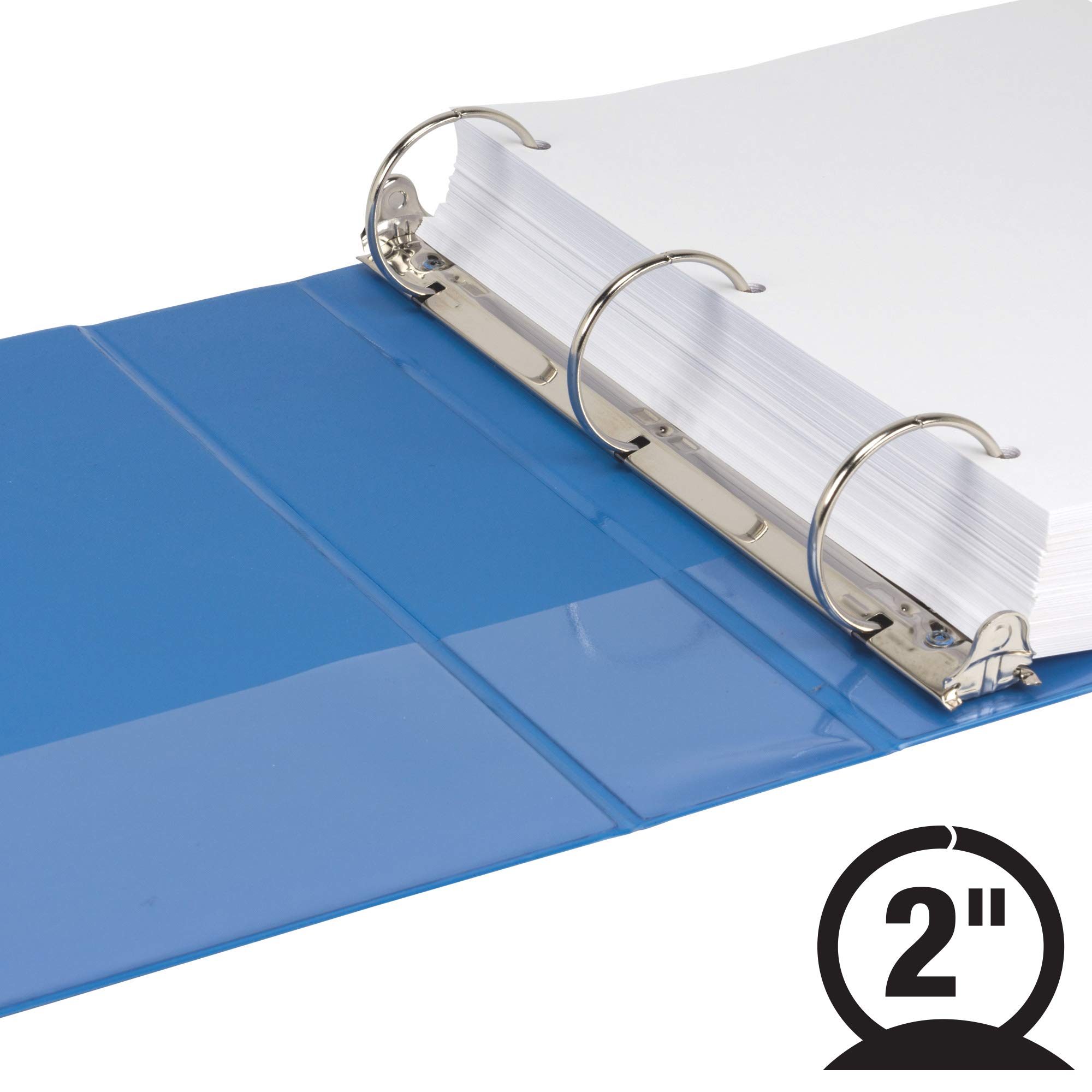 Samsill Economy 3 Ring Presentation View Binder, 2 Inch Round Ring