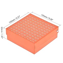 uxcell Centrifuge Tube Freezer Storage Box 100