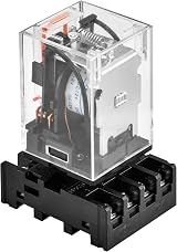Heschen General Purpose Relay MK2P-I DC 12V Coil DPDT 8 Pin with Plug-in Socket view 7