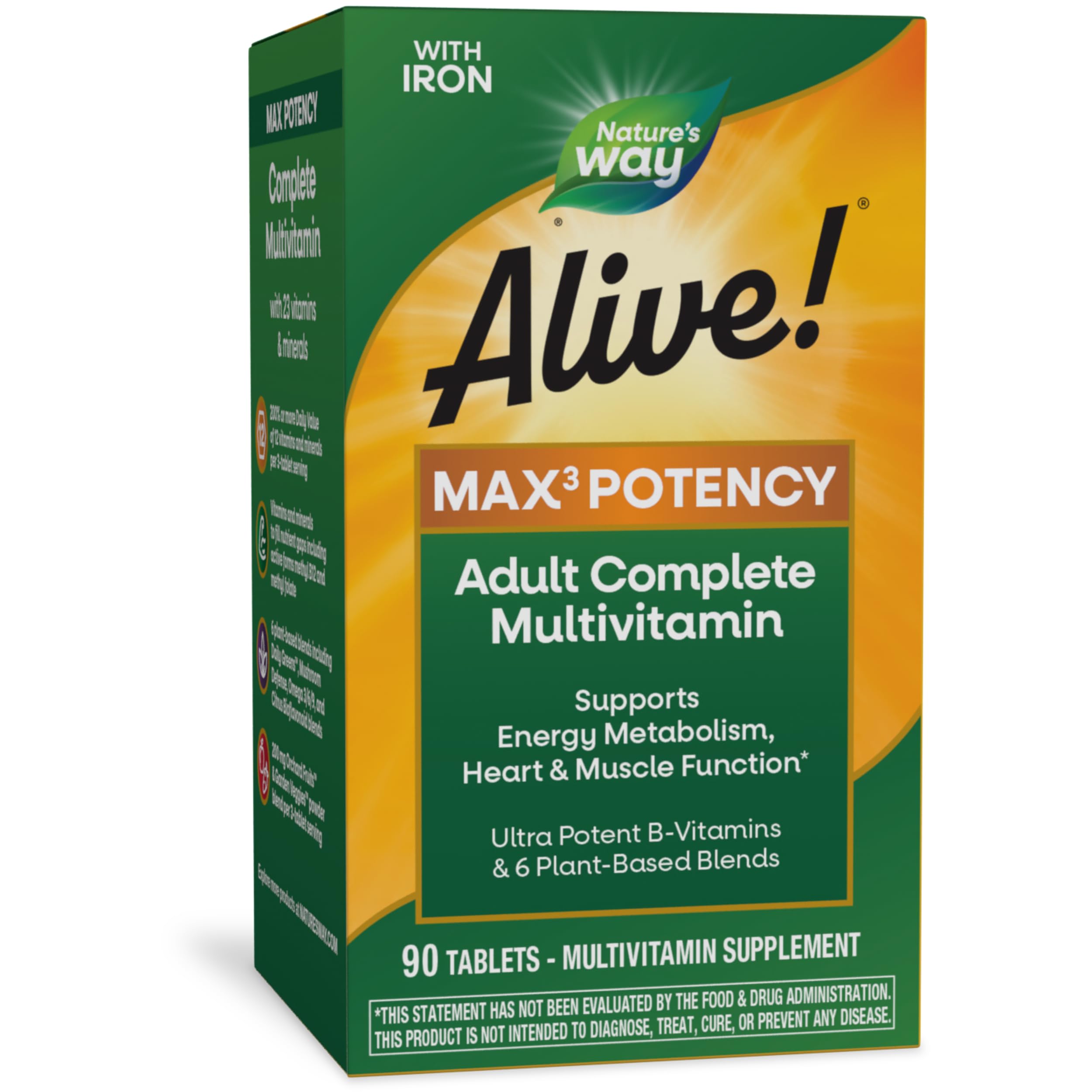 Alive! Max3 Potency Adult Complete Multivitamin