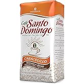 Caf&eacute; Santo Domingo Caracolillo Peaberry,Whole Bean Coffee, 16 oz, Pack of 1 | Medium roast, Rare peaberry beans, 1 x 16 oz bag