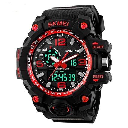 Digital S Shock Military LED Sports Dial Mens Watch - GOSK1155R