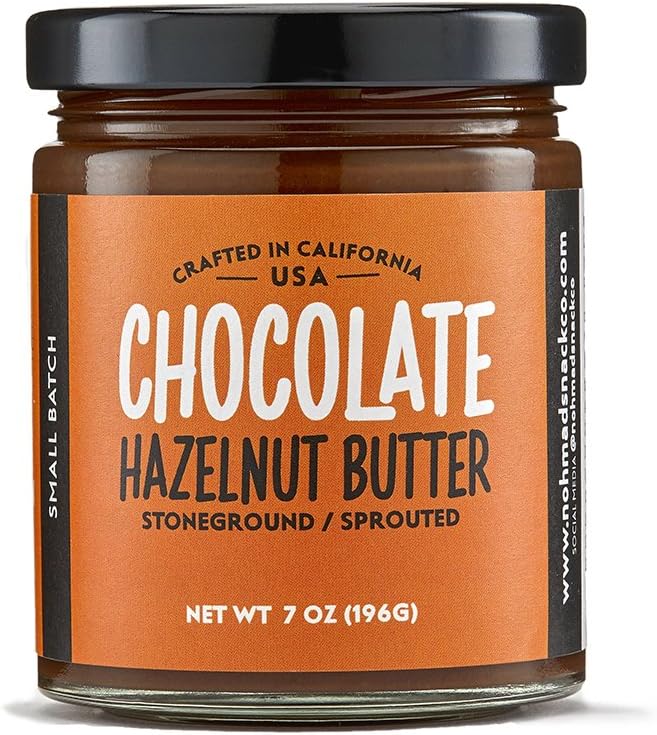 Nohmad Snack Co - Sprouted & Stoneground Chocolate Hazelnut Butter