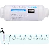Calcium Inhibitor Filter, Outdoor Misting System Protector for Mist Nozzle | Preventing Scale Buildup from Clogging Up