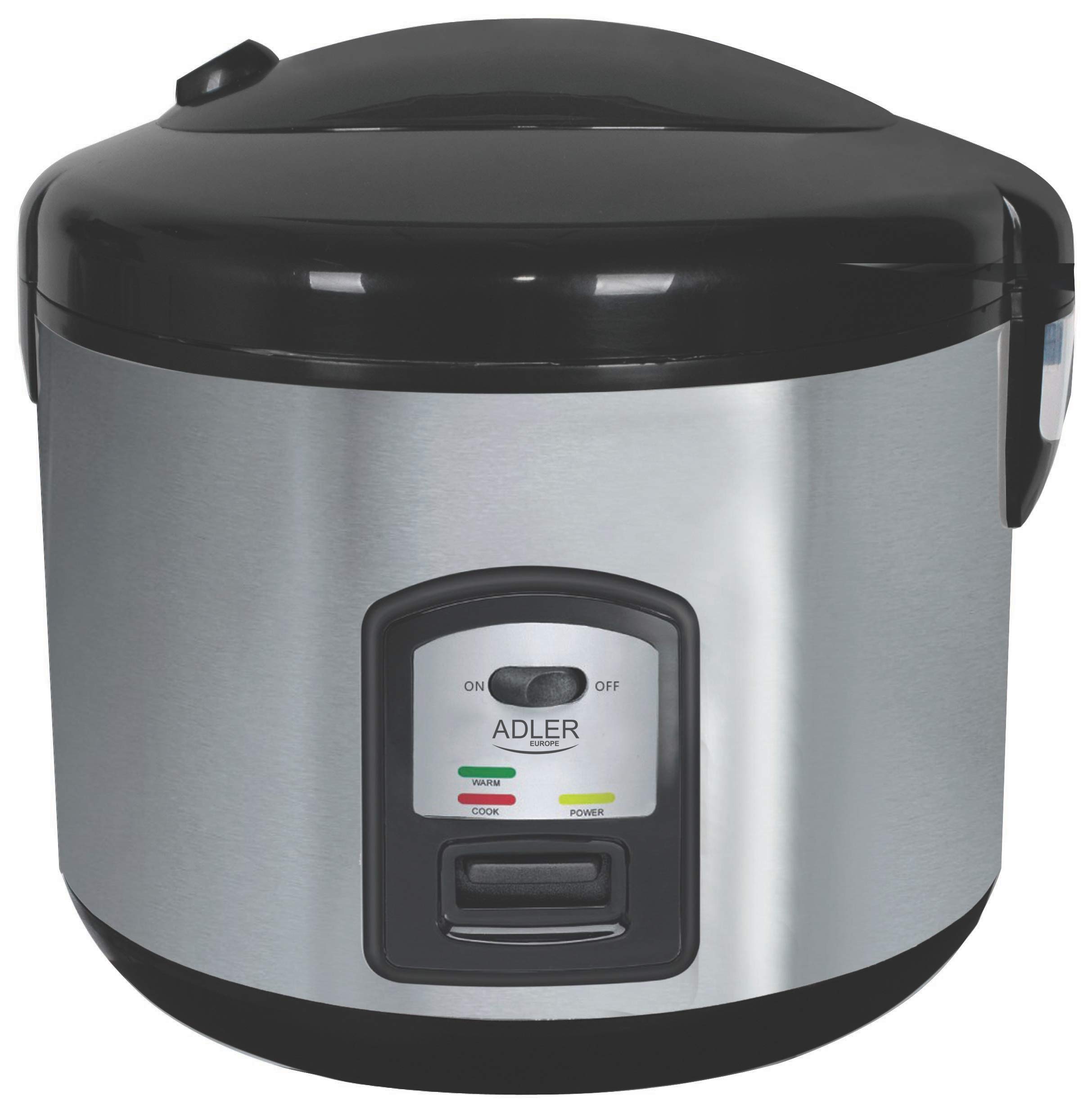 Adler Ad 6406 Cuiseur à Riz, 1000 W, 1.5 Liters, Noir, Acier Inoxydable