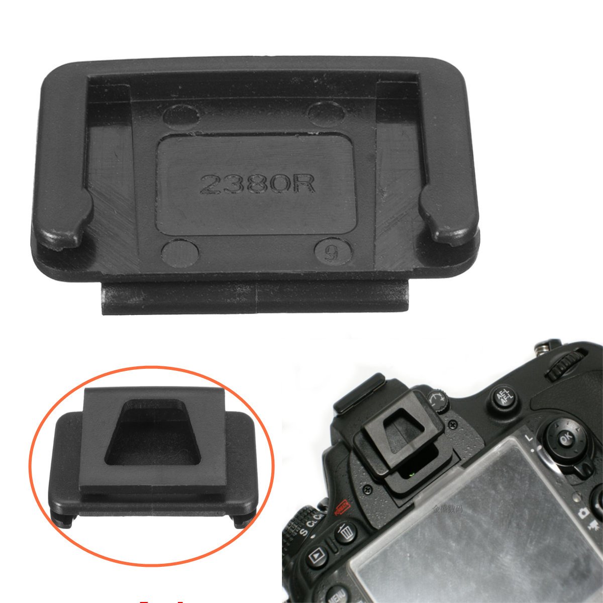 MASUNN Dk-5 Eyepiece Cap Viewfinder Cover Camera Accessories For Nikon D5000 D90