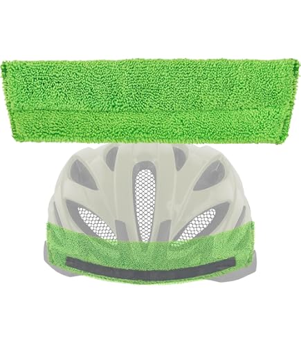 Bicycle Helmet Sweat Liner - Skateboard Helmet Sweat Liner - 3 Pack - NoSweat - Made in USA - Patented Sweat Perspiration Technology, Adult Helmets
