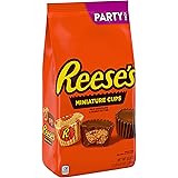 REESE'S Miniatures Milk Chocolate and Peanut Butter Cups Candy, Valentine's Day, 35.6 oz Bulk Party Pack