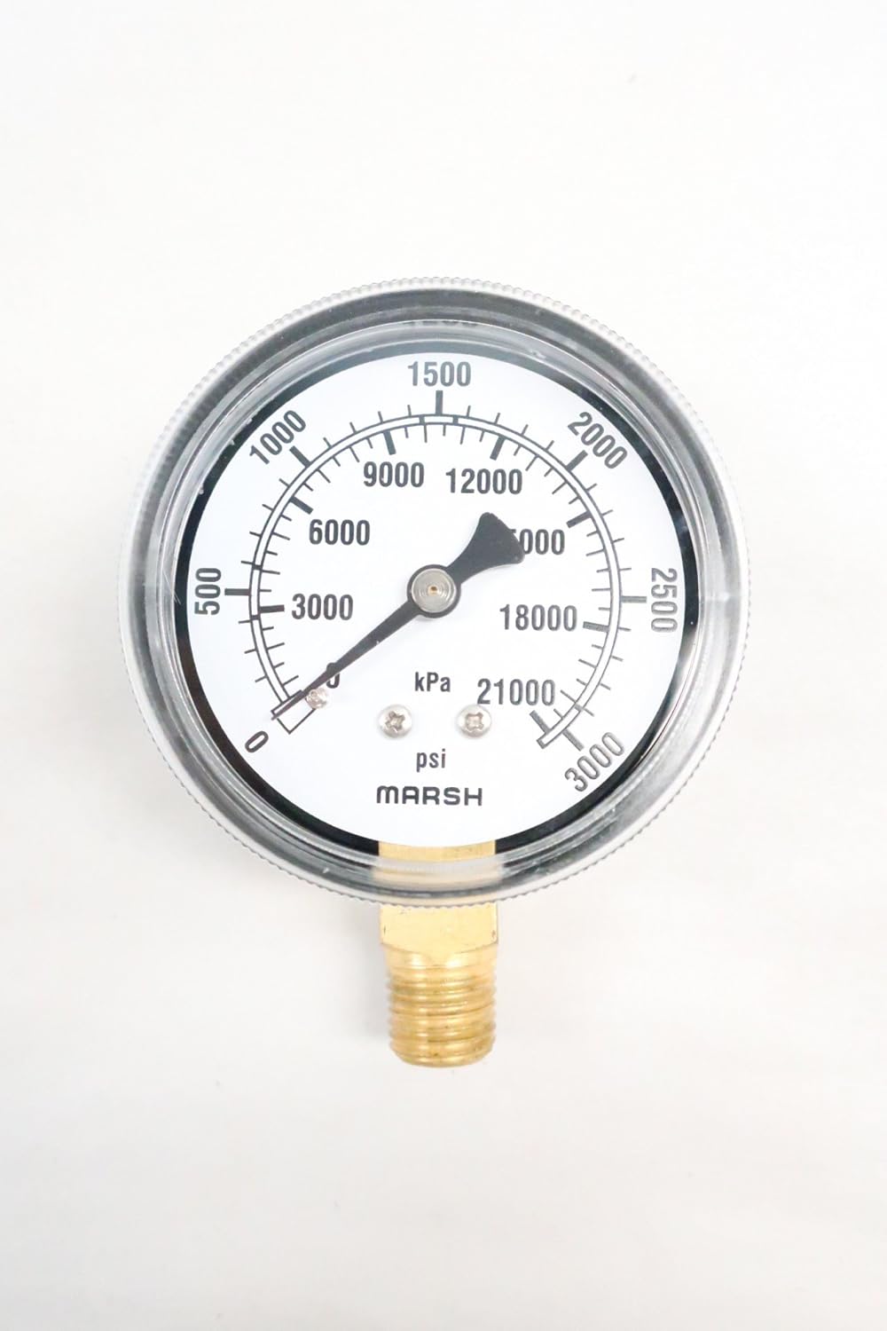 MARSH J4678 BELLOFRAM Pressure Gauge 03000PSI 21/2IN 1/4IN NPT