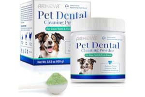 Dog Plaque Remover,Dog Dental Powder,Dog Dental Care, Plaque & Bad Breath Off Powder Dog,Dental Care Supplies for Small,Mediu