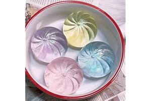 Giant Glitter Dumpling, Giant Dumpling Squishy, Mega Rainbow Dumplings, Cute Anxiety Relief Fidget Toy, Soft Squeeze Decompre