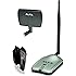 Alfa AWUS036NH 2000mW 2W 802.11g/n High Gain USB Wireless G / N Long-Range WiFi Network Adapter with 5dBi Screw-On Swivel Rubber Antenna and 7dBi Panel Antenna and Suction cup / Clip Window Mount