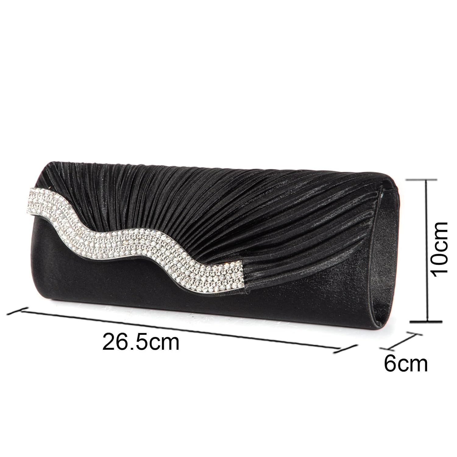 Pochette femme argentée Clearance