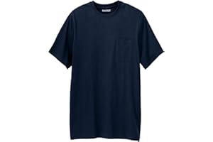 KingSize Men's Big & Tall Shrink-Less™ Lightweight Longer-Length Crewneck Pocket T-Shirt