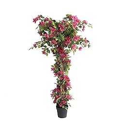Damomo 5 Feet Artificial Bougainvillea Tree with