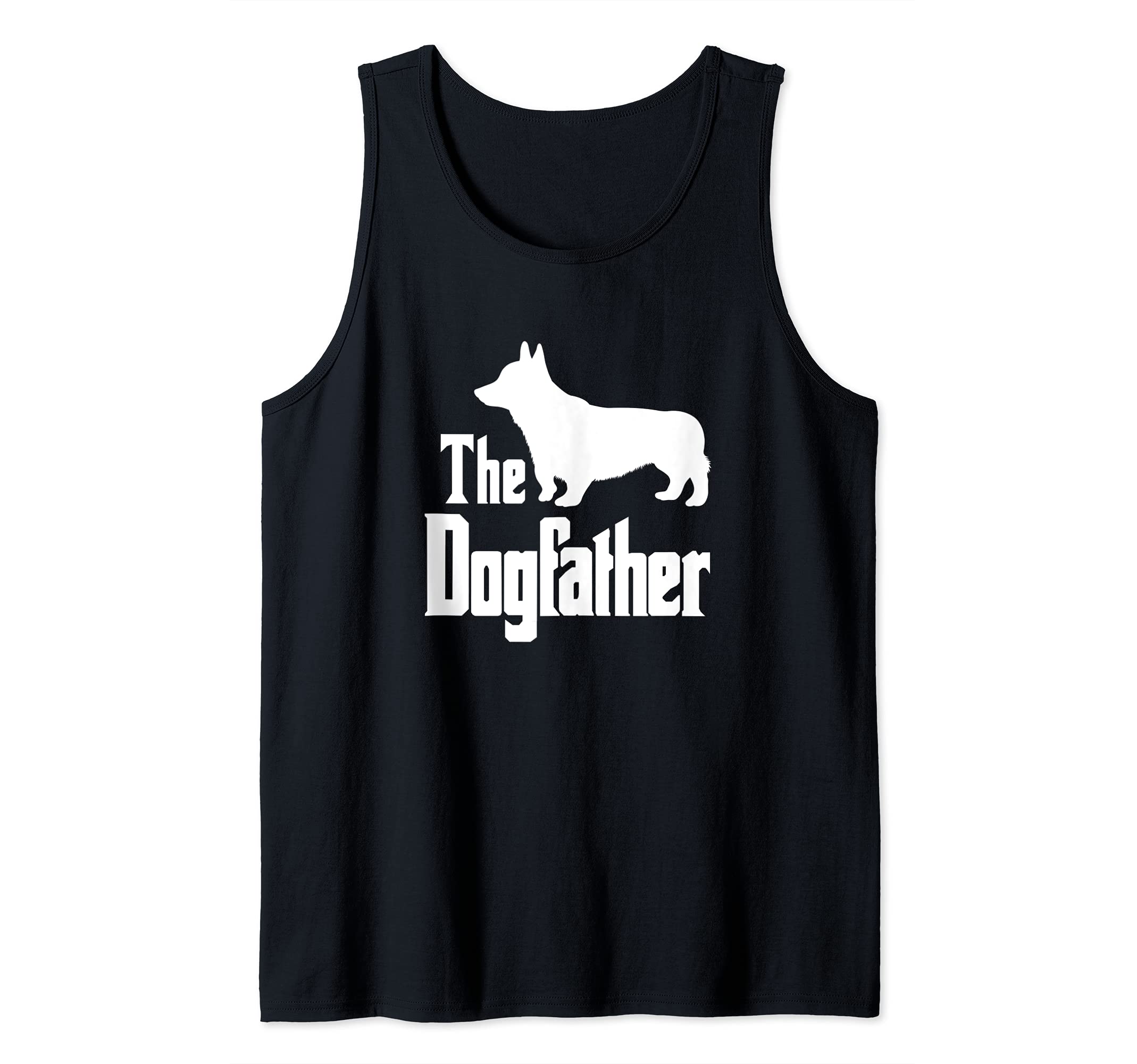 The Dogfather - funny dog gift, funny Welsh Corgi Tank Top