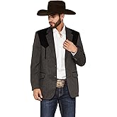 Black Polyester Swedish Knit Blazer by Circle S