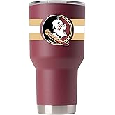 Gametime Sidekicks Florida State 30oz Maroon Tumbler - Officially Licensed, 18/8 Stainless Steel, Double-walled, Vacuum-insulated, UV LED Printed Logos, Sweatless, Stays Hot/Cold - 360 Wrap