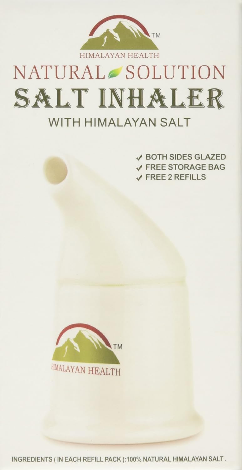 Himalayan Pink Salt Inhaler AllNatural Respiratory Aid eBay