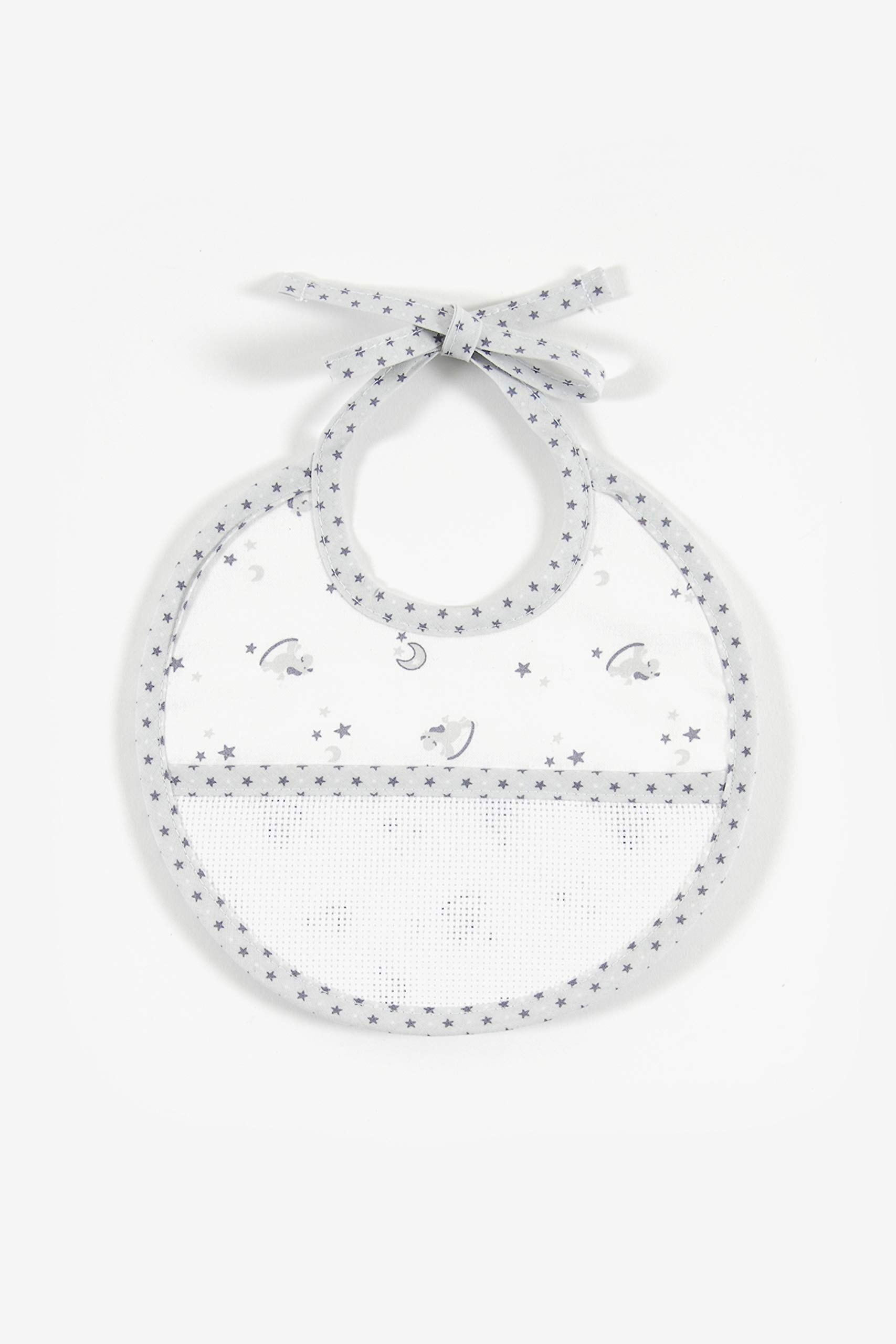 DMC Birth Bib Grey
