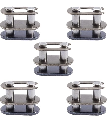 10pcs 25H Roller Chain Master Links - High Strength Cast Iron Connectors For Kart & Mini Bike Chains