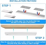 Haokiang 2Pack Under Cabinet Lights 39 LEDs 24cm USB Rechargeable Motion Sensor view 4