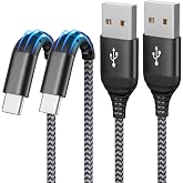 6FT USB A to USB C Cable Carplay, 3A Fast Charging USB Type C Cable, Long Nylon Braided USB to C Cable, Type C Charging Cord 