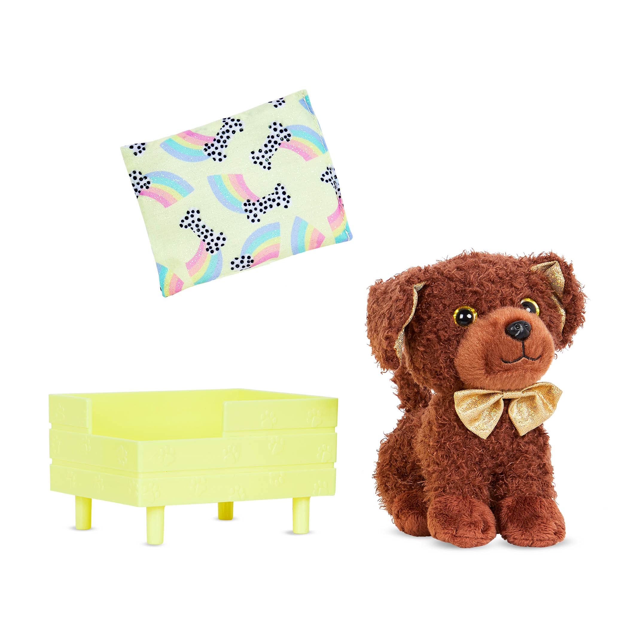 Glitter Girls – 14-Inch Doll Accessories – Grizzly – Posable 6-Inch Pet Dog Plush Royal Poodle Stuffed Animal – Poseable Legs – 3+ Years– Children’s Toys