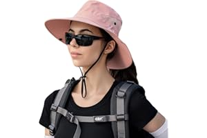 NPQQUAN Ponytail Sun Hat for Women Men 3” Wide Brim UPF 50+ Fishing & Bucket Beach Hats