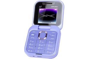 XUMIUZIY 4G LTE Flip Phone - Mini Unlcoked Cell Phone for Seniors1.77 Inch ScreenLoud SpeakerDual SIM Dual StandbyOne Click D