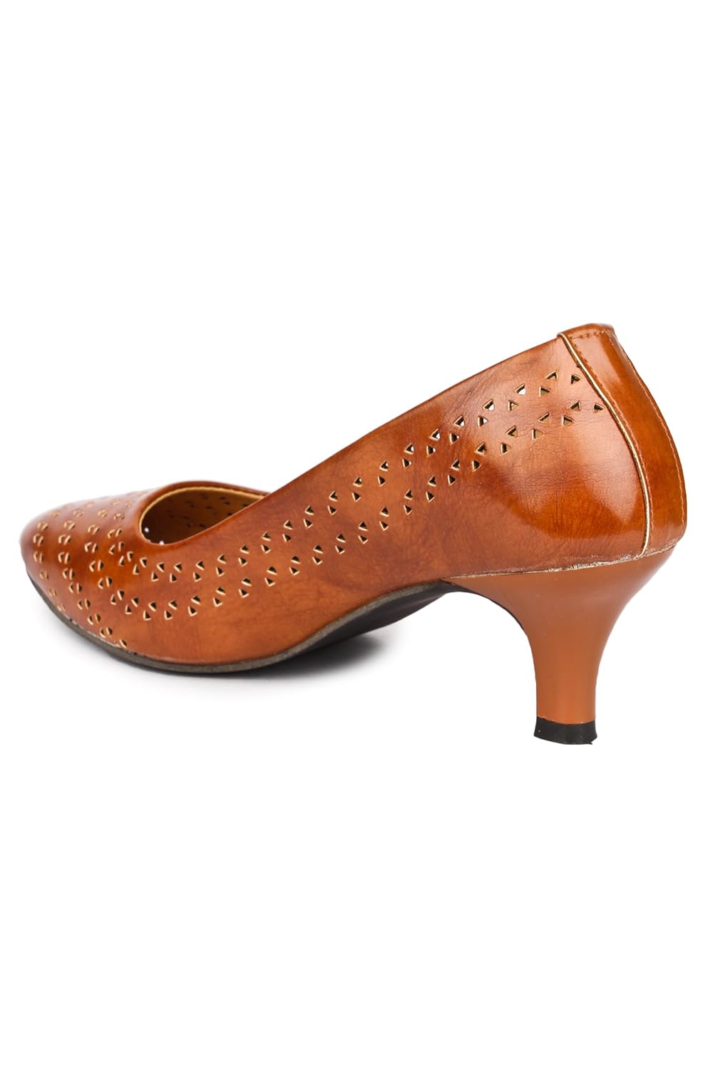 do bhai women's synthetic bellies - brown