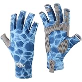 Palmyth UV Protection Fishing Fingerless Gloves UPF50+ Sun Gloves Men Women for Kayaking, Hiking, Paddling, Driving, Canoeing, Rowing