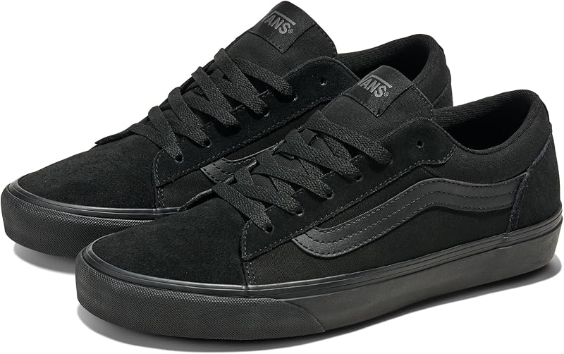Uomo Scarpe da Ginnastica Vero Suede, Black/Black, 42 EU