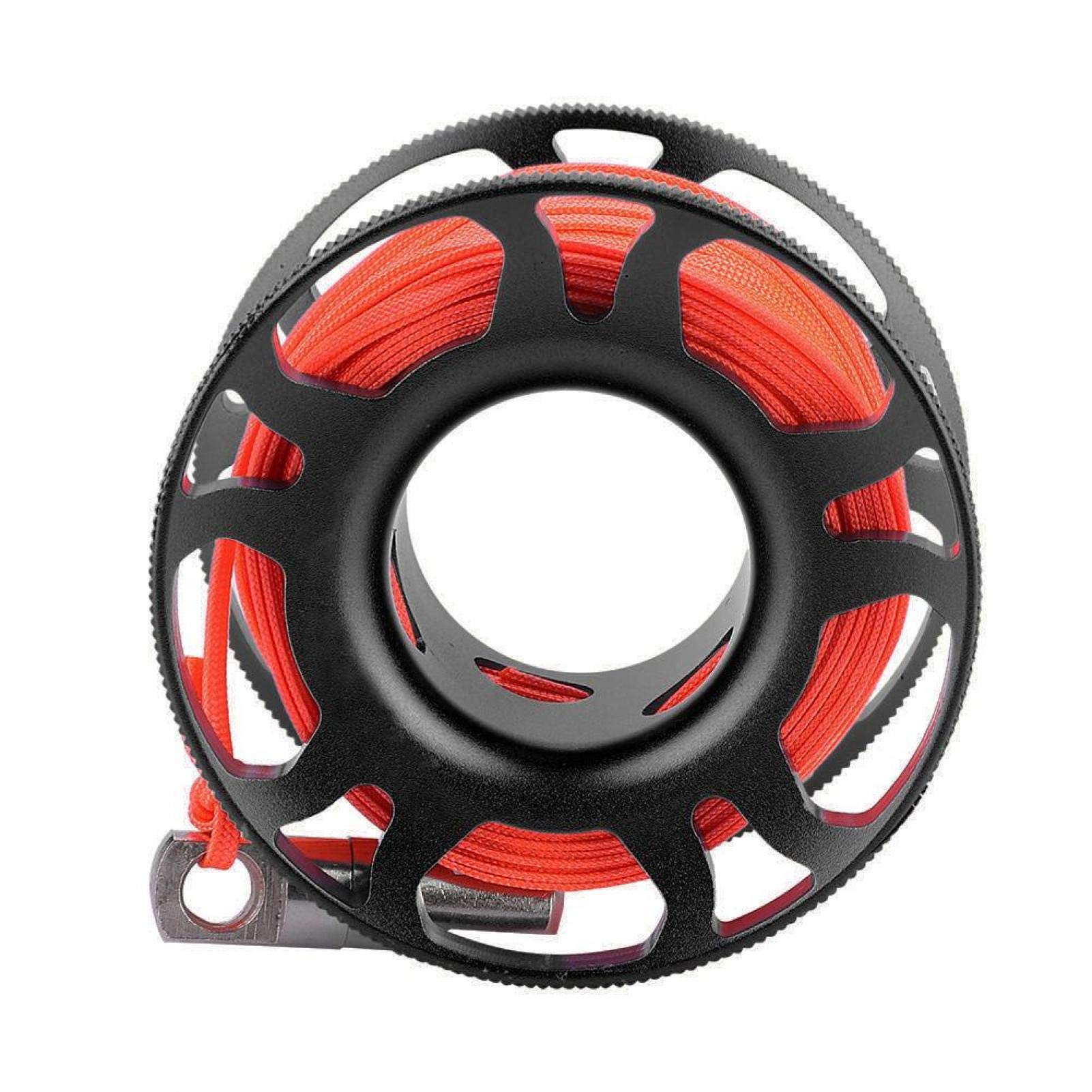 Corrosion Resistance Diving Tech Spool Scuba Tech Spool Stainless Steel for Diving (Cool black)