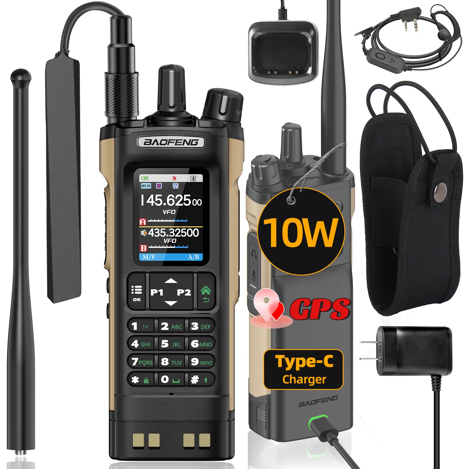 BAOFENG Radio UV32 Ham Radio Handheld 10W