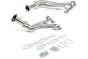 DMANAUTO Longtube Exhaust Headers 1-5/8 for Chevy GMC 1988-1999 C1500 C2500 K1500 K2500 SBC 305 350 5.0L 5.7L V8 2WD & 4WD